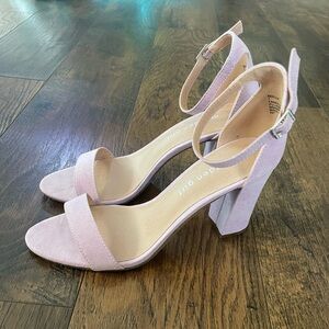 Steve Madden Pink Block Heel Sandals